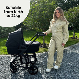 My Babiie MB200i 3 - in - 1 Travel System - Dani Dyer Black Leopard - For Your Little One