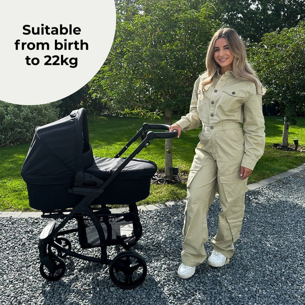 My Babiie MB200i 3 - in - 1 Travel System - Dani Dyer Black Leopard - For Your Little One