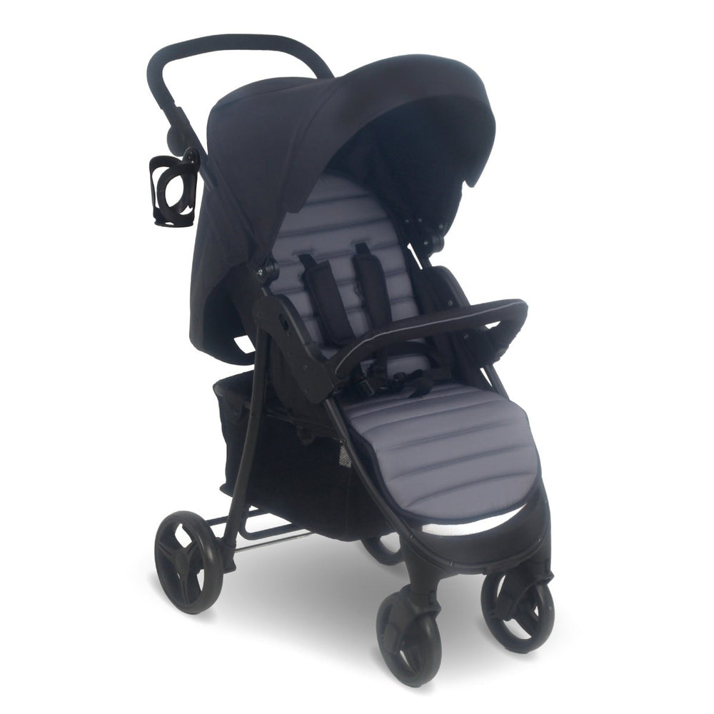 My Babiie MB30 Plus Pushchair - Black / Grey - For Your Little One