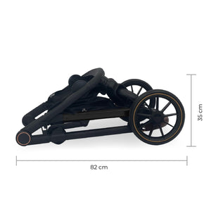 My Babiie MB33 Tandem Double Travel System 2x Car Seats / 2x Bases - Black Leopard - For Your Little One