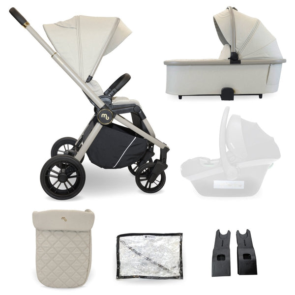 My Babiie MB450i 2 - in - 1 Pushchair - Ivory - For Your Little One