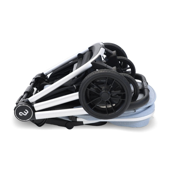 My Babiie MB450i 2 - in - 1 Pushchair - Steel Blue - For Your Little One