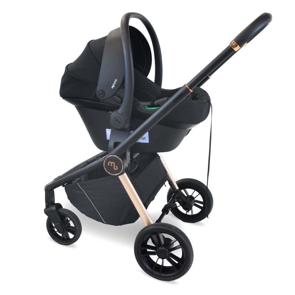 My Babiie MB450i 3 - in - 1 Travel System And Base - Pastel Pink - For Your Little One