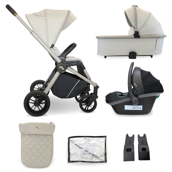 My Babiie MB450i 3 - in - 1 Travel System - Ivory - For Your Little One