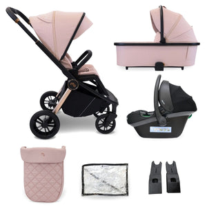 My Babiie MB450i 3 - in - 1 Travel System - Pastel Pink - For Your Little One