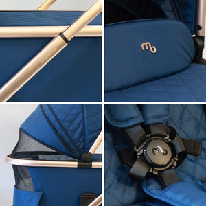 My Babiie MB500 2 - in - 1 Pushchair And Bassinet - Opal - For Your Little One
