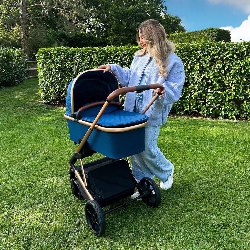 My Babiie MB500i 3 - in - 1 Travel System - Dani Dyer Opal Blue - For Your Little One