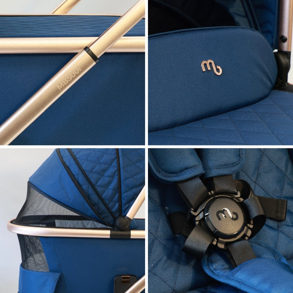 My Babiie MB500i 3 - in - 1 Travel System - Dani Dyer Opal Blue - For Your Little One