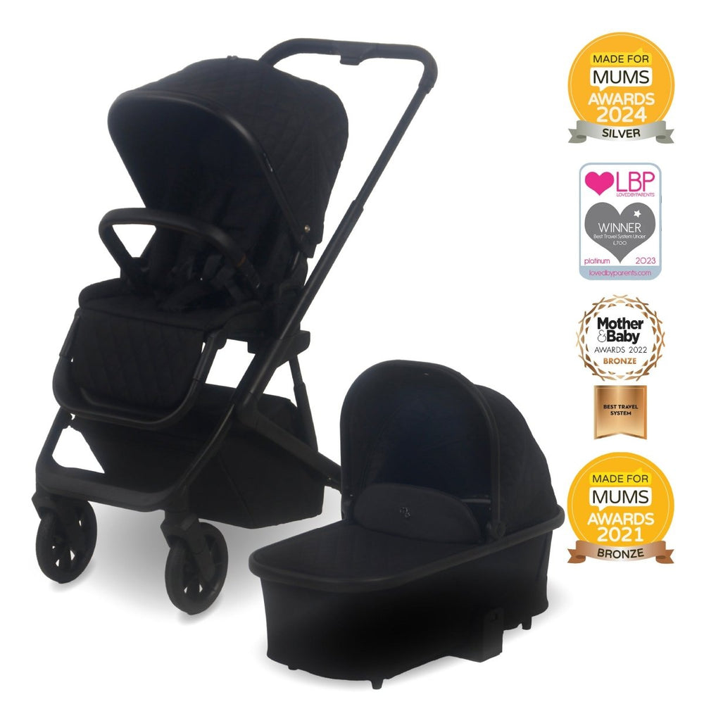 My Babiie MB500i 3 - in - 1 Travel System - Obsidian - For Your Little One