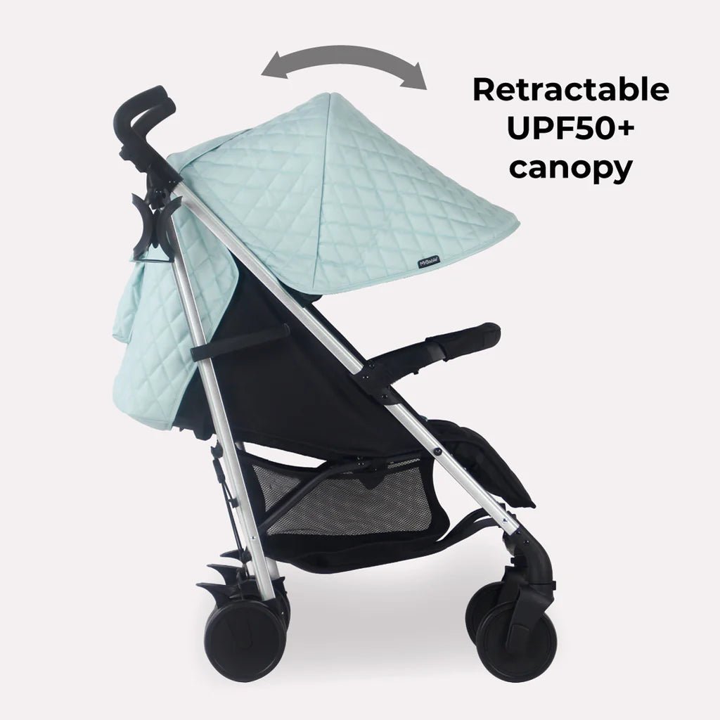 My Babiie MB51 Plus Stroller - Billie Faiers Quilted Aqua - For Your Little One