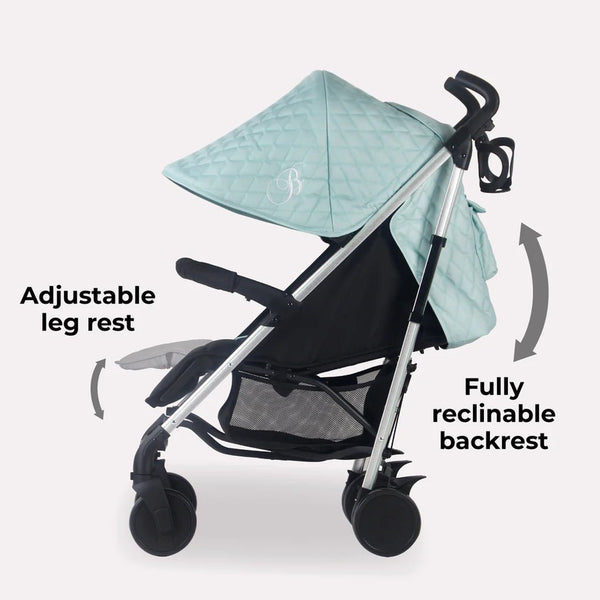 My Babiie MB51 Plus Stroller - Billie Faiers Quilted Aqua - For Your Little One