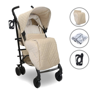 My Babiie MB51 Plus Stroller - Billie Faiers Quilted Sand - For Your Little One