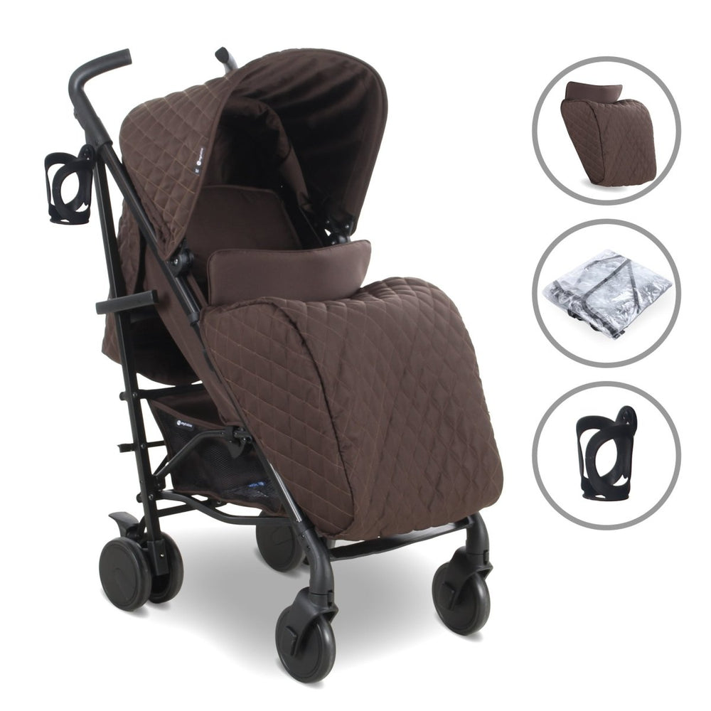 My Babiie MB51 Plus Stroller - Chocolate - For Your Little One