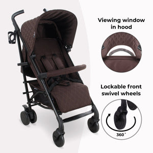 My Babiie MB51 Plus Stroller - Chocolate - For Your Little One