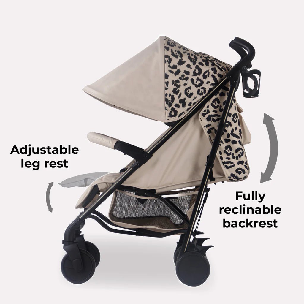 My Babiie MB51 Plus Stroller - Dani Dyer Fawn Leopard - For Your Little One