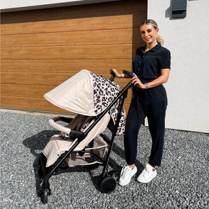 My Babiie MB51 Plus Stroller - Dani Dyer Fawn Leopard - For Your Little One
