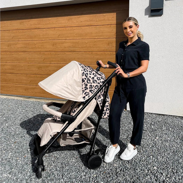 My Babiie MB51 Plus Stroller - Dani Dyer Fawn Leopard - For Your Little One
