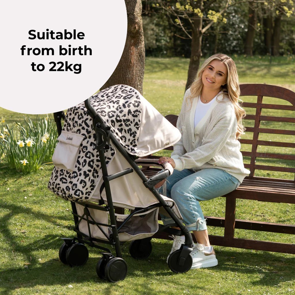 My Babiie MB51 Plus Stroller - Dani Dyer Fawn Leopard - For Your Little One