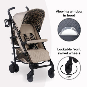My Babiie MB51 Plus Stroller - Dani Dyer Fawn Leopard - For Your Little One
