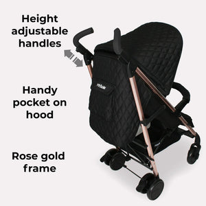 My Babiie MB51 Plus Stroller - Quilted Black - For Your Little One