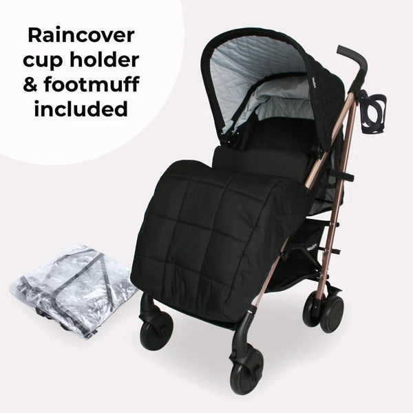My Babiie MB51 Plus Stroller - Quilted Black - For Your Little One