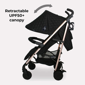My Babiie MB51 Plus Stroller - Quilted Black - For Your Little One