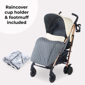 My Babiie MB51 Plus Stroller - Quilted Champagne - For Your Little One