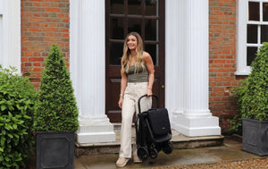 My Babiie MBX7 Plus Auto Fold Stroller - Black - For Your Little One