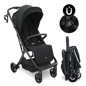 My Babiie MBX7 Plus Auto Fold Stroller - Black - For Your Little One