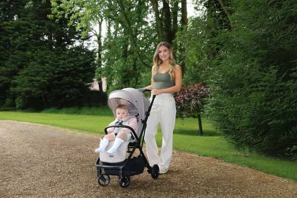 My Babiie MBX7 Plus Auto Fold Stroller - Camel - For Your Little One