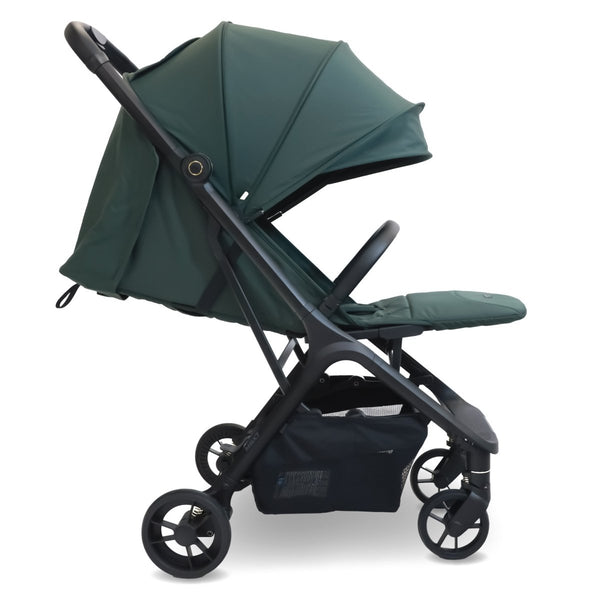 My Babiie MBX7 Plus Auto Fold Stroller - Forest Green - For Your Little One