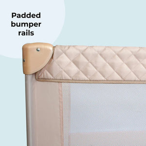 My Babiie Travel Cot - Blush Quilted - For Your Little One