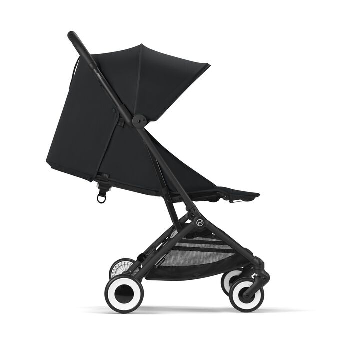 Cybex Orfeo Silver Stroller Inc Raincover - Magic Black   