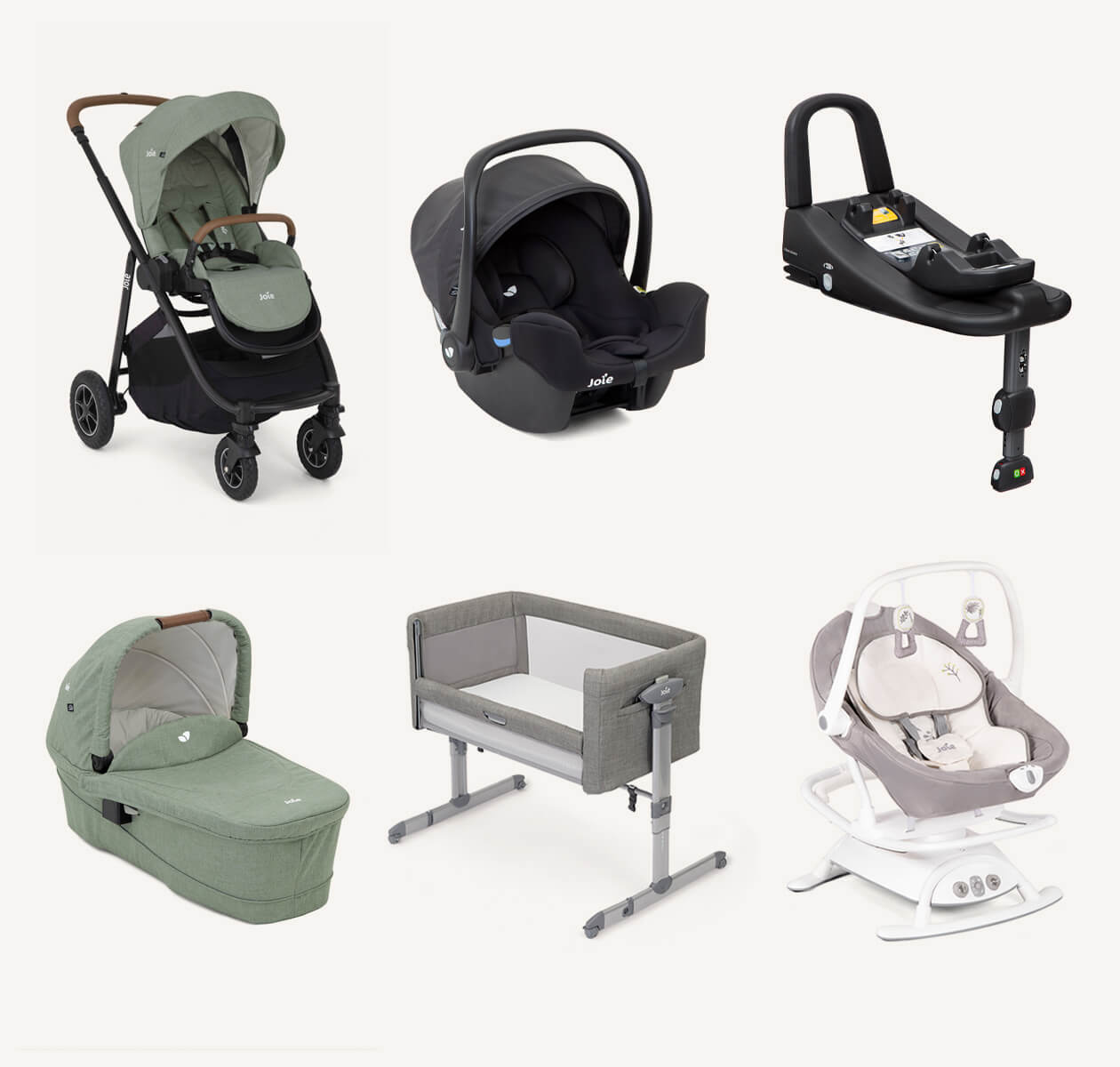 Joie Versatrax Newborn Essentials Travel system Bundle - Laurel   