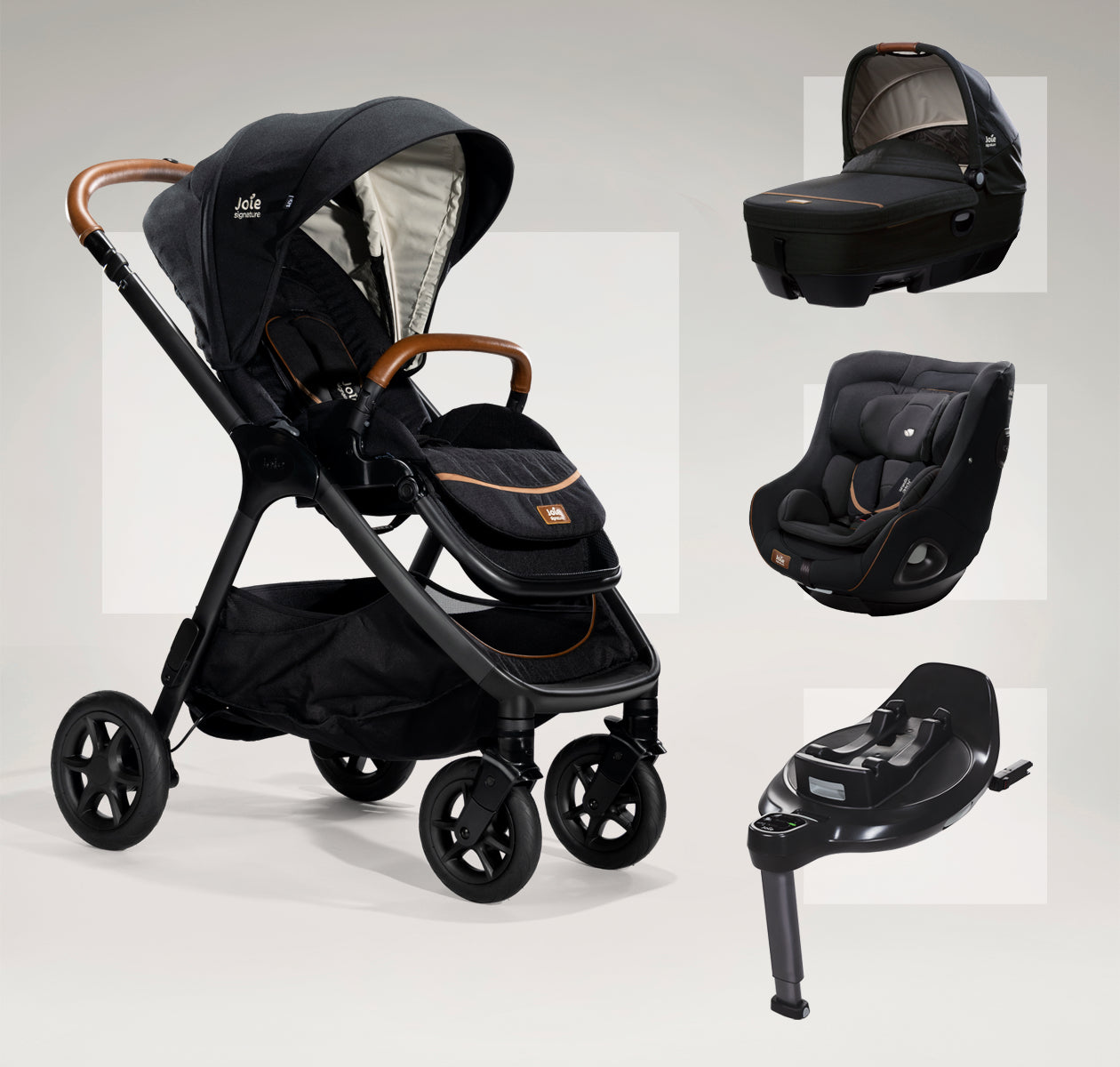 Joie Finiti Flex Grow Ready Travel System - Eclipse   