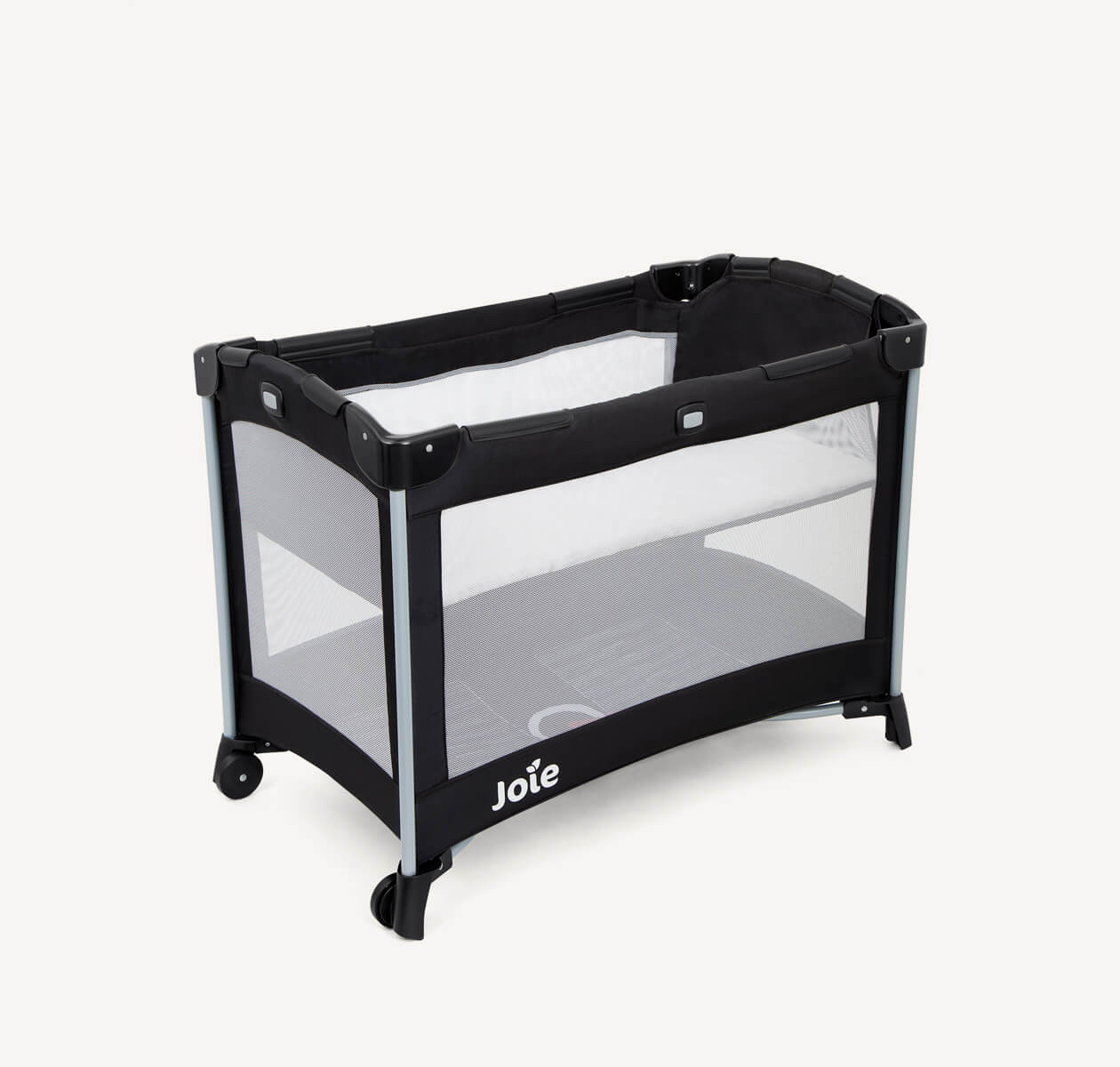 Joie Kubbie Compact Travel Cot - Coal   