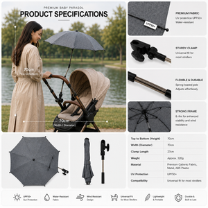 Premium Baby Parasol / Umbrella Compatible With Babystyle - Fits All Models