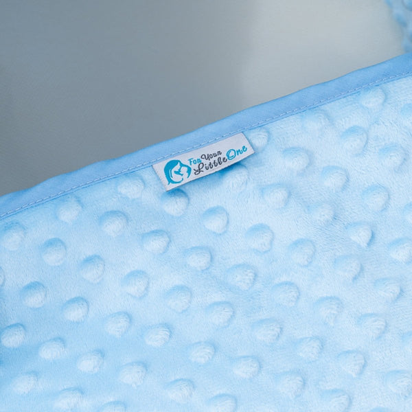 Pod Blue Dimple Moses Basket Bedding Set - For Your Little One