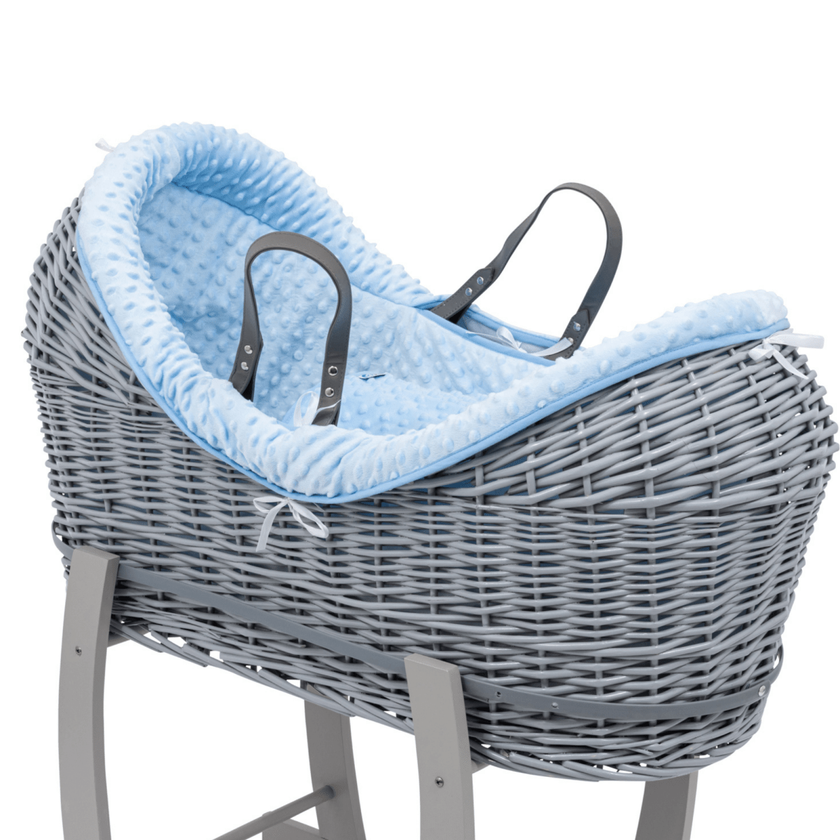 Pod Blue Dimple Moses Basket Bedding Set - For Your Little One