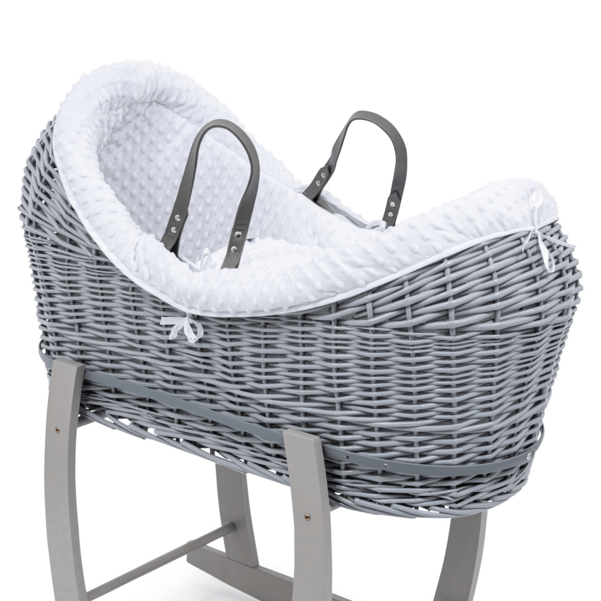 Pod White Dimple Moses Basket Bedding Set - For Your Little One