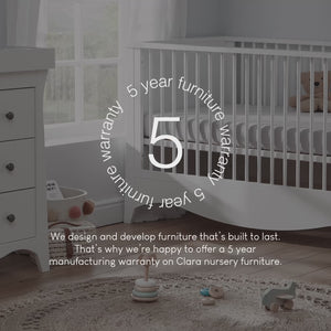 Cuddleco Clara Cot Bed - White