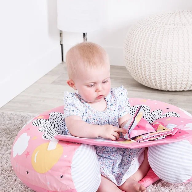 Red Kite Sit Me Up Ring Seat with Play Tray and Activities - Dreamy Meadow - For Your Little One