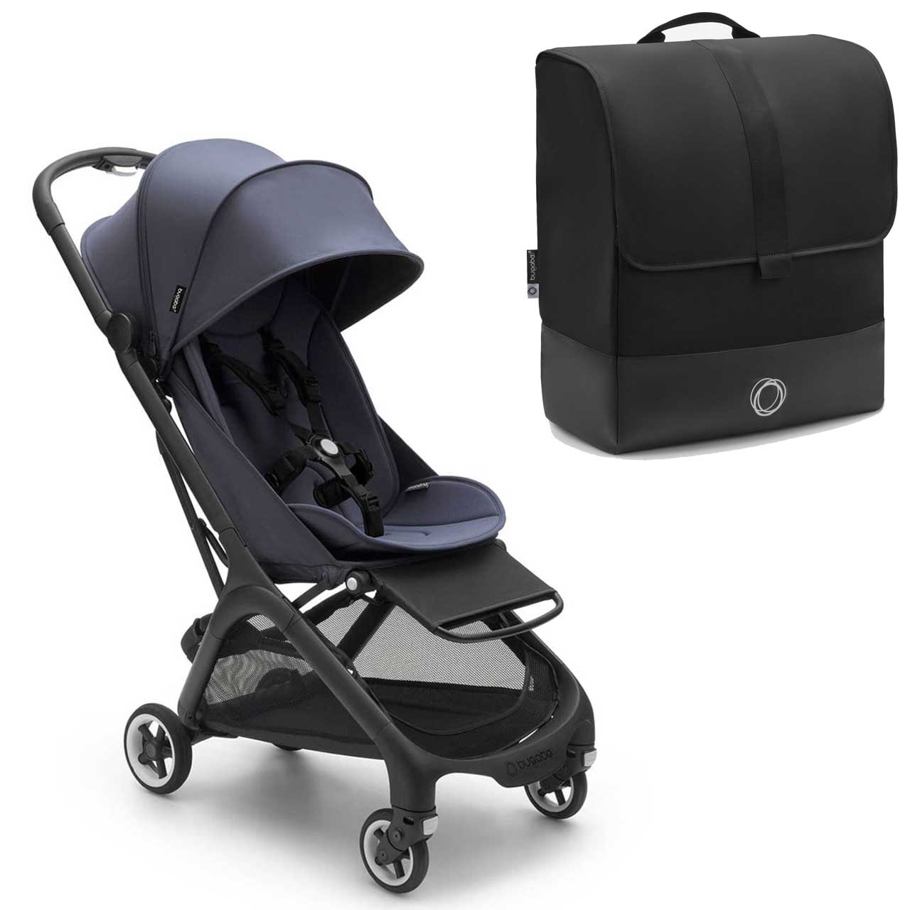 Bugaboo Butterfly Stroller - Stormy Blue (FREE Transport Bag!)