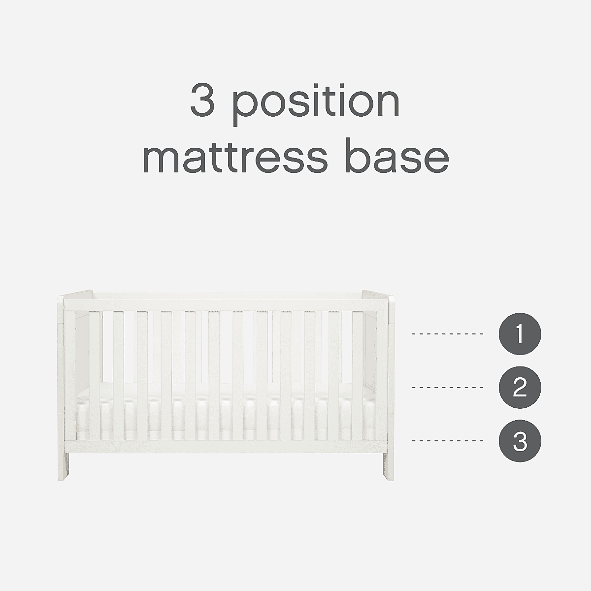 Tutti Bambini Caterina Cot Bed - White - For Your Little One