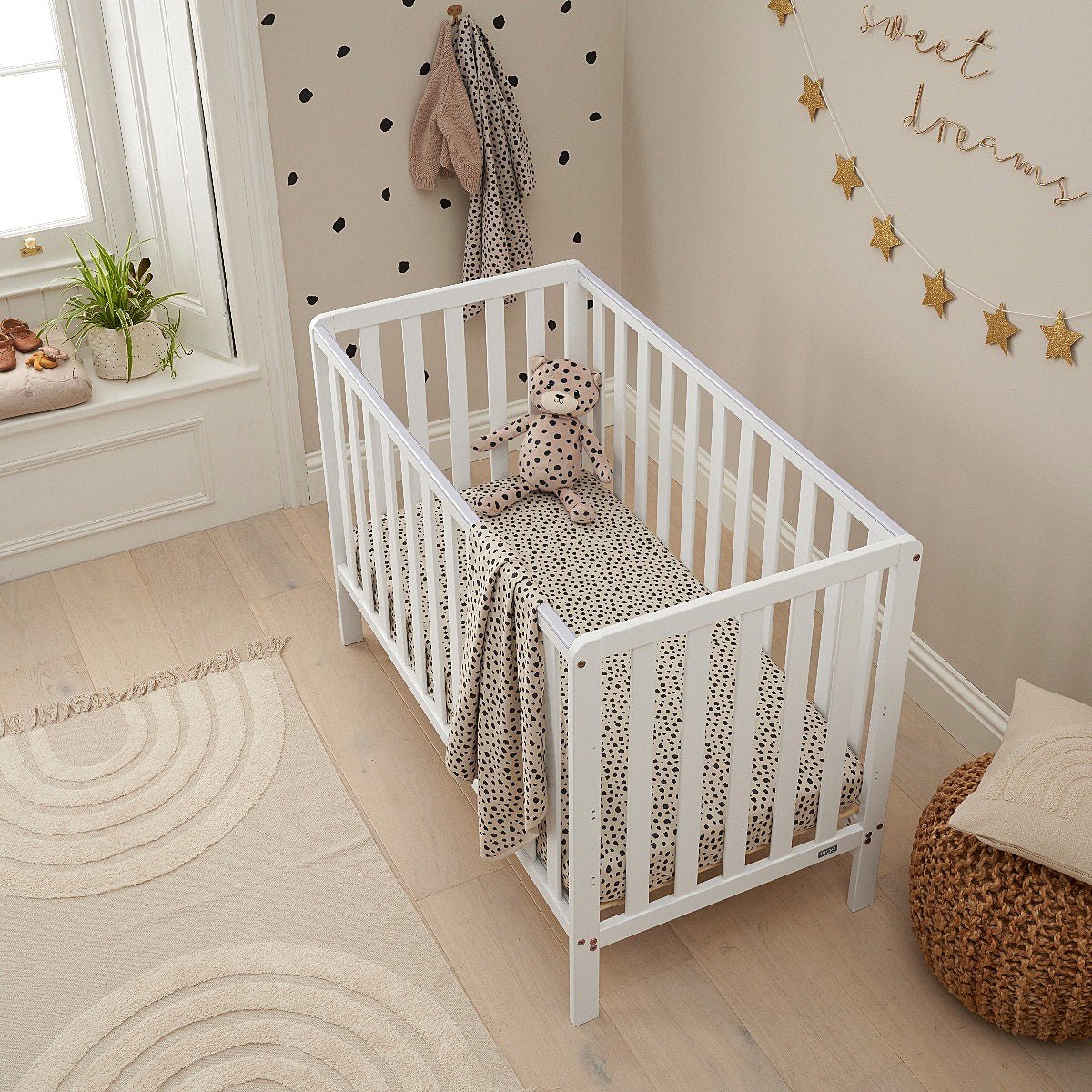 Tutti Bambini Caterina Mini Cot Bed - White - For Your Little One