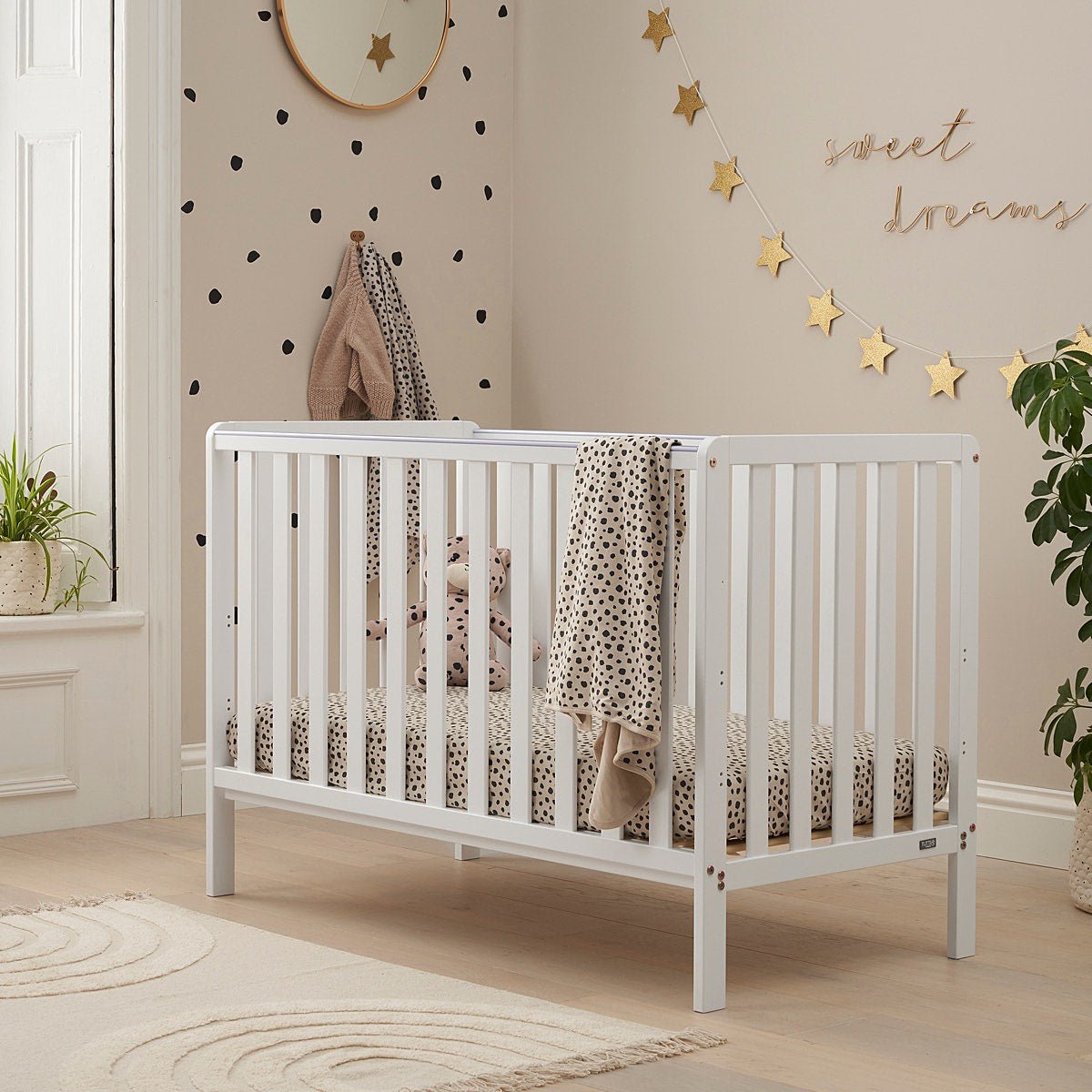 Tutti Bambini Caterina Mini Cot Bed - White - For Your Little One