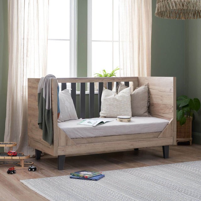 Tutti Bambini Como 3 Piece Room Set - Distressed Oak / Slate Grey - For Your Little One