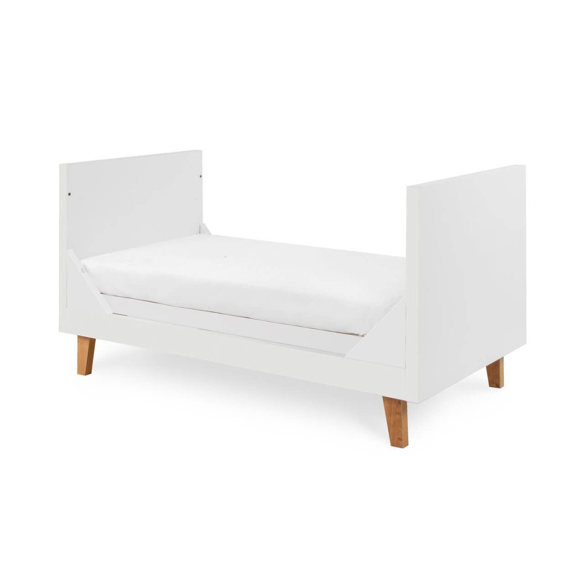 Tutti Bambini Como Cot Bed - White / Rosewood - For Your Little One