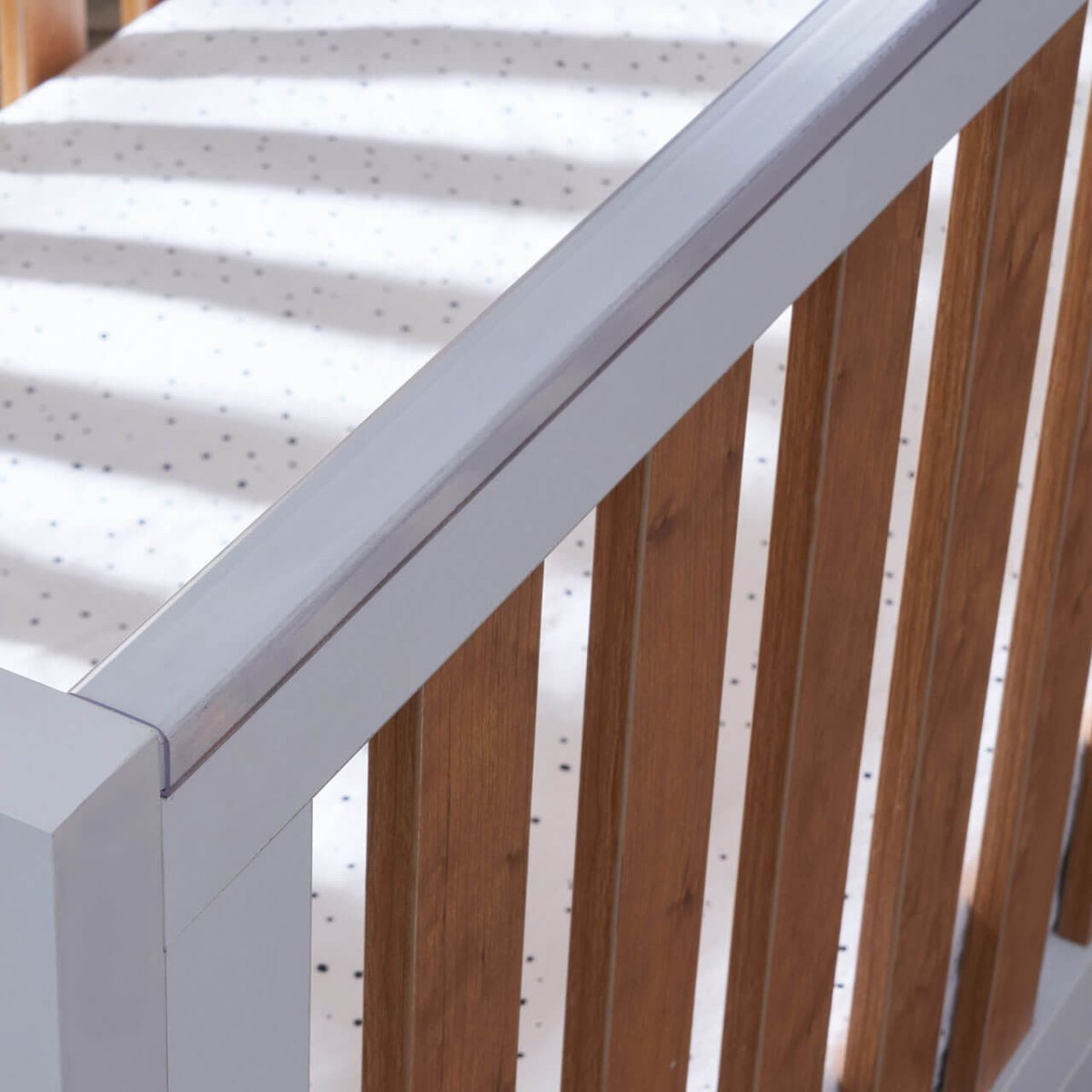 Tutti Bambini Como Cot Bed - White / Rosewood - For Your Little One