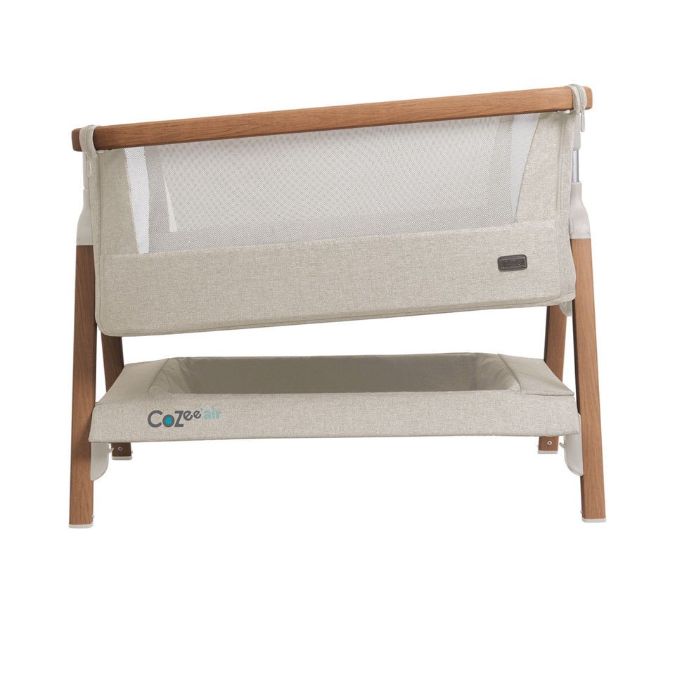 Tutti Bambini CoZee® Air Bedside Crib - Scandinavian Walnut/Ecru -  | For Your Little One